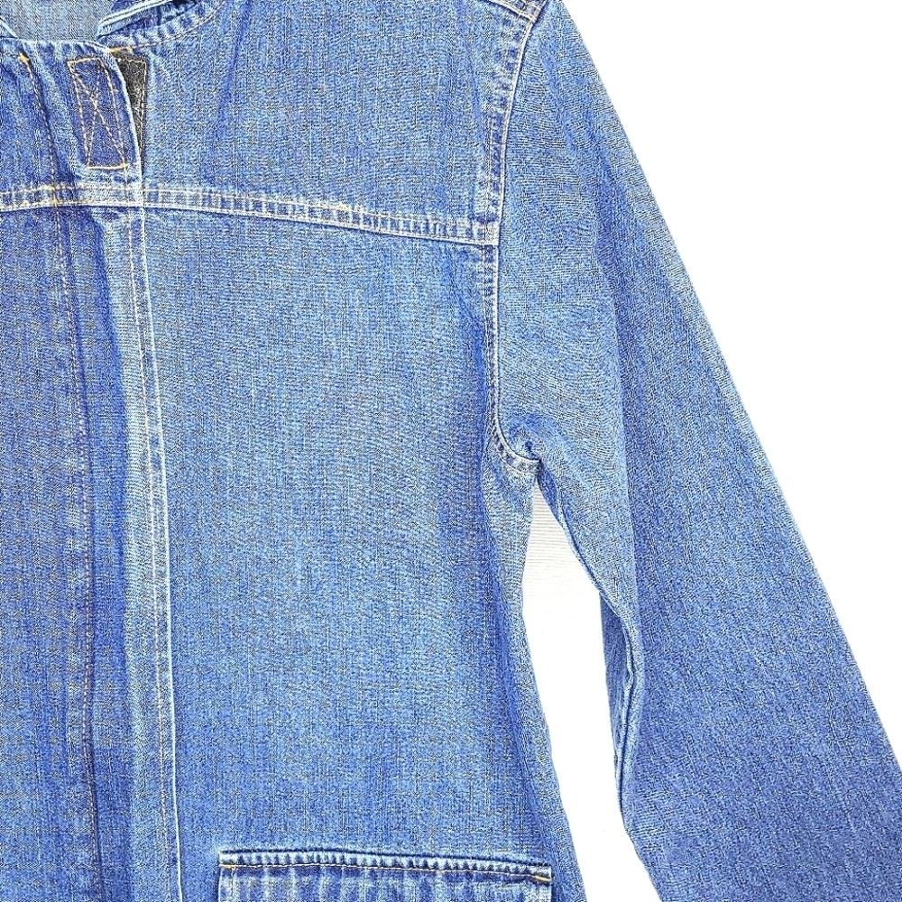 Erika denim jacket. Blur, Size Small. - Picture 8 of 10